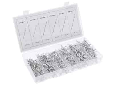 Rivets en aluminium, 400 pcs.