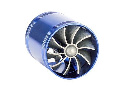 Intake turbine, double