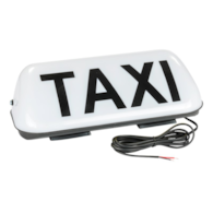 Lampe LED TAXI, oblique, LED, blanche