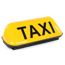 Lampa TAXI LED, żółta