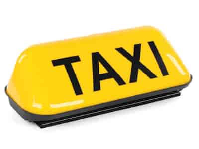 TAXI LED lamp, yellow