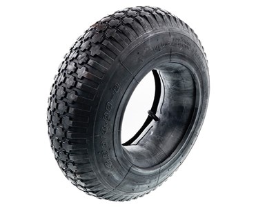 Tire with tube 4.80/4.00 - 8 2PR
