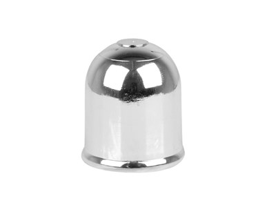 Hitch ball cover, chrome plated