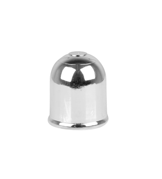 Hitch ball cover, chrome plated