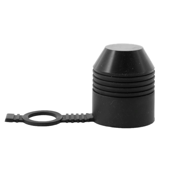 Cache-boule d'attelage,  caoutchouc noir