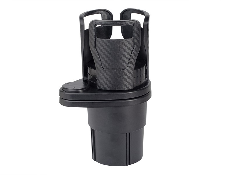 Console drink holder, folding