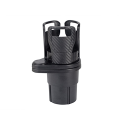 Console drink holder, folding