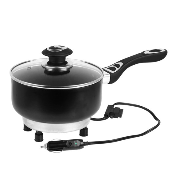 Electric saucepan, 180 mm, 12V 150W with lid