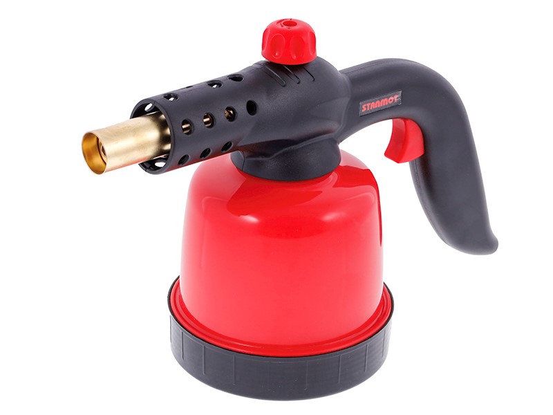 Blowtorch with flow control, for 190 g gas cartridge, type 100 P03, PIEZO EN521 igniter
