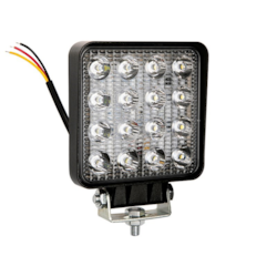 Work lamp 12/24V, 48W, 16 LEDs