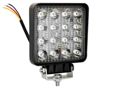 Arbeitsleuchte 12/24 V, 48 W, 16 Dioden
