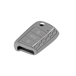 Silicone key cover , VW - new type, gray
