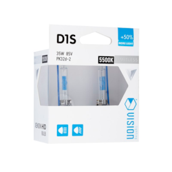 Żarówki ksenonowe VISION D1S 5500K 85V 35W PK32d-2 +50% Limitless White, 2 szt.