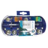 Coffret de secours ampoule VISION H7 12V 55W + H1 12V 55W + 28 éléments