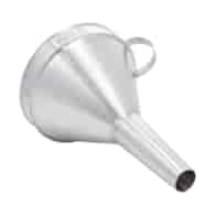 Metal funnel, bowl 165 mm, straight