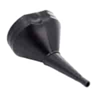 Plastic funnel, bowl 210 mm, angled, XXL