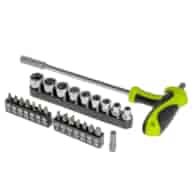 Schraubendreher T24, Adapter, 13 Bits und 9 Steckschlüssel inklusive