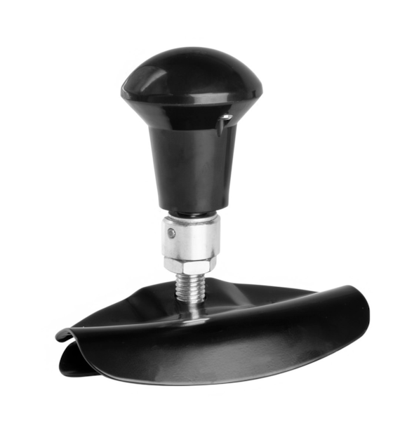 Pommeau de volant, pliable, noir