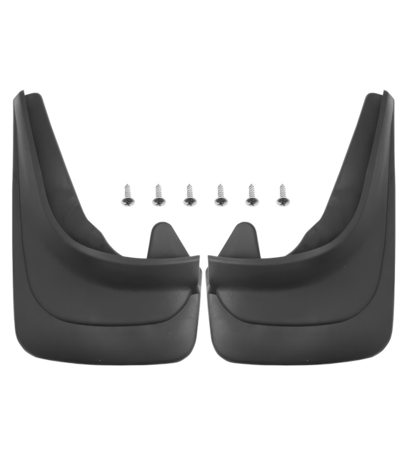 Bavettes garde-boue universelles, 32x22 cm, noires, 2 pcs