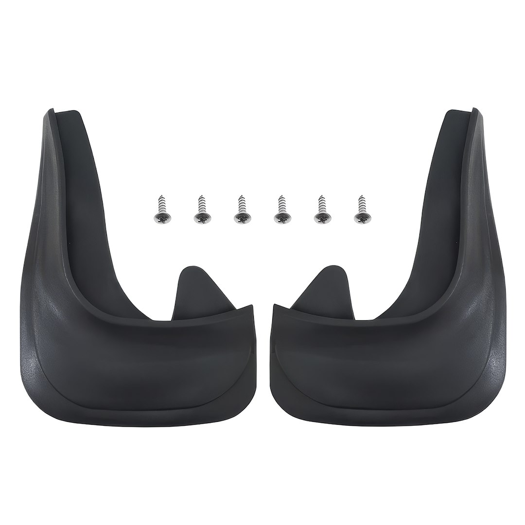Universal mud flaps, 28.5x21 cm, black, 2 pcs