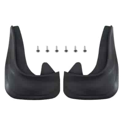 Bavettes garde-boue universelles, 28,5x21 cm, noires, 2 pcs