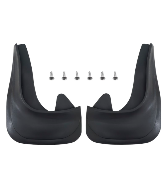Bavettes garde-boue universelles, 28,5x21 cm, noires, 2 pcs