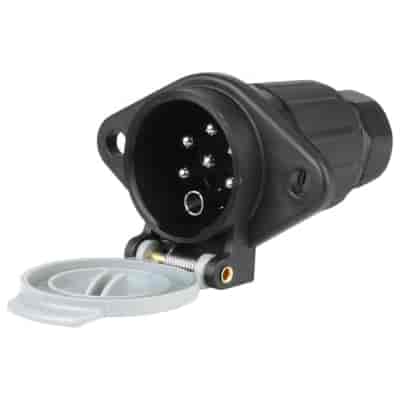 Gniazdo przyczepy 7 PIN, 24V, typ S, plastikowe
