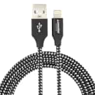 Kabel do ładowania i synchronizacji, 300 cm, w oplocie z mikrofibry, USB > Lightning