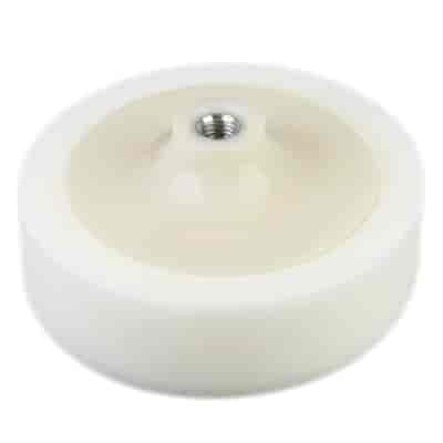 Éponge de polissage  150 mm x 45 mm, filetage M14, blanc