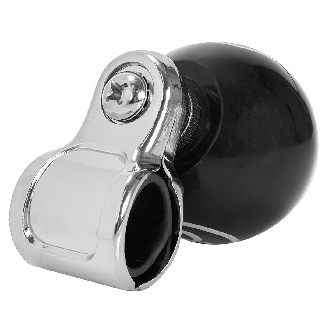 Steering wheel knob, "8 ball"