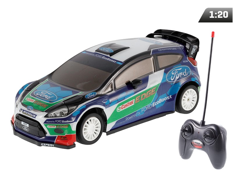 Modèle 1:20 Ford Fiesta WRC Castrol EDGE, télécommandé