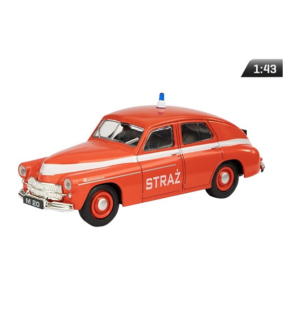 Model 1:43 Warszawa M-20 Guard, red