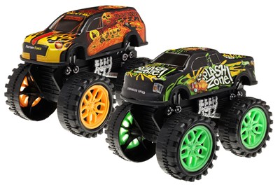 Monster Wheel, set of 2 vehicles, mix of colors