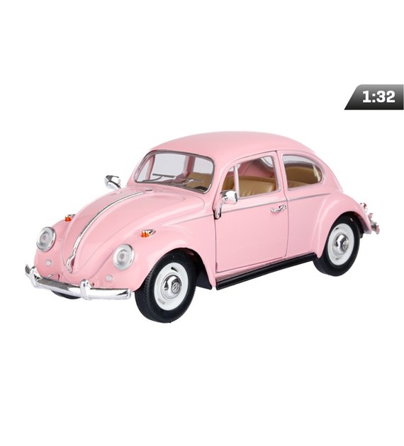 Model 1:32, 1967 VW Classical Beetle, różowy