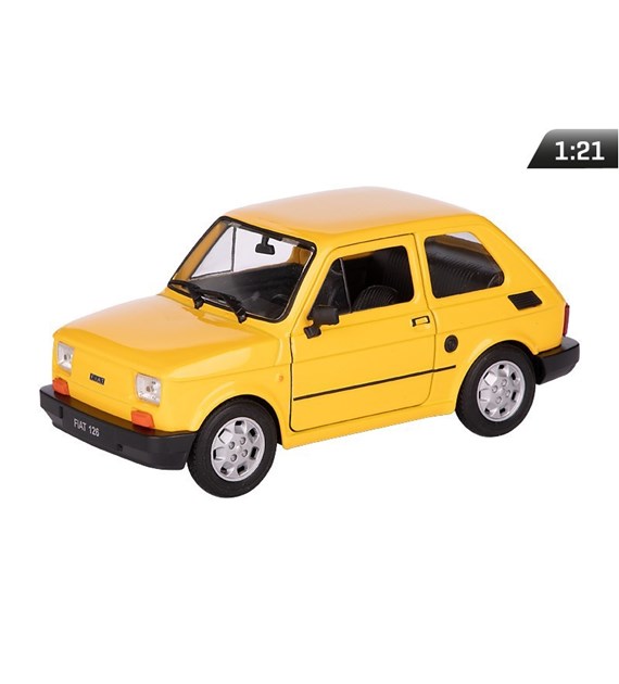 Modell 1:21, PRL FIAT 126p, gelb