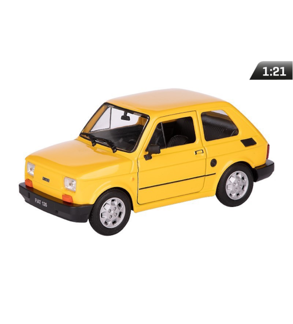 Modèle 1:21, PRL FIAT 126p, jaune