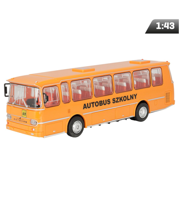 Model 1:43 Autobus szkolny AUTOSAN, pomarańczowy