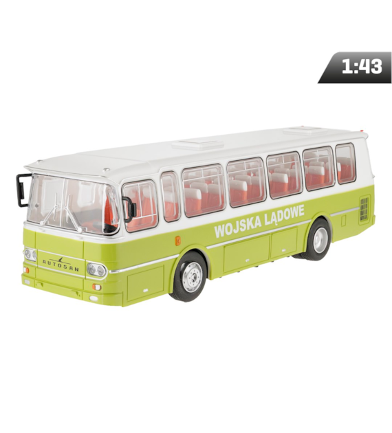 Model 1:43 Autobus Wojska Lądowe AUTOSAN H9, zielono biały