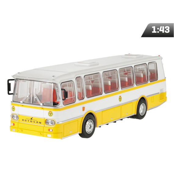 Model 1:43 Autobus PKS AUTOSAN H9, żółto biały