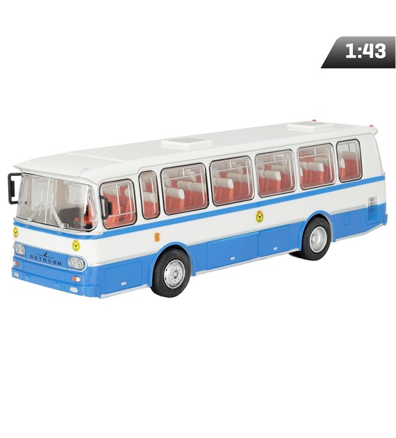 Model 1:43 Autobus AUTOSAN, niebieskobiały