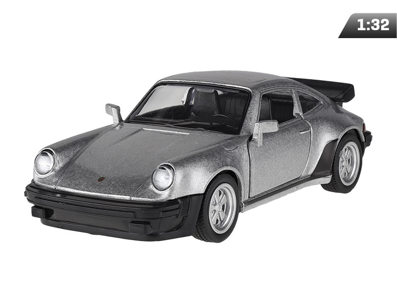 Model 1:32, RMZ Porsche 911 Turbo 3.3, silver - carmotion.pl platform
