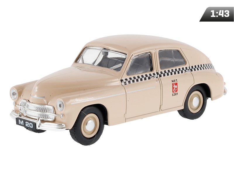 Modèle 1:43 PRL WARSZAWA M20 TAXI, beige