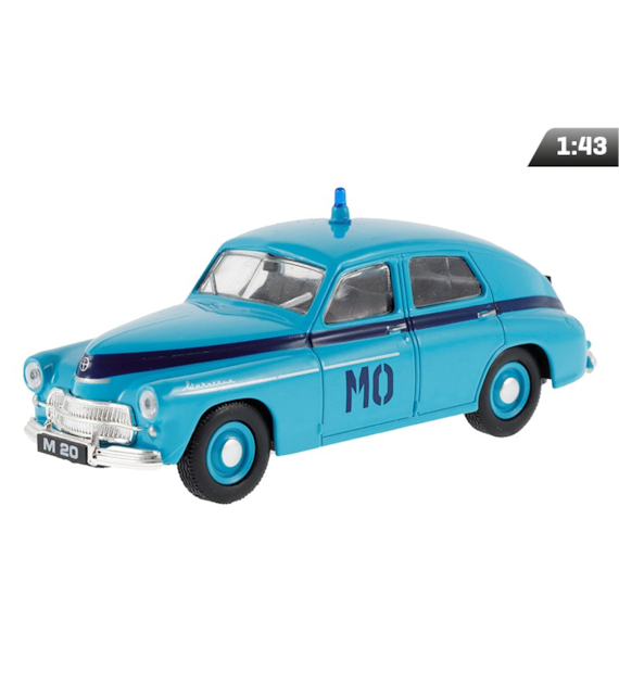 Model 1:43, PRL WARSZAWA M20 MO, niebieski