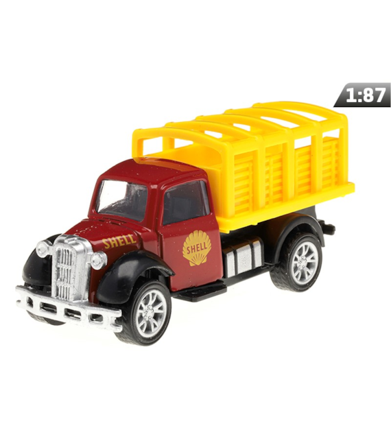 Modèle 1:87, Shell Old Timer, camion de livraison avec remorque ouverte