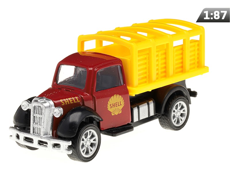 Modèle 1:87, Shell Old Timer, camion de livraison avec remorque ouverte