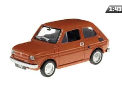 Modèle 1:43, FIAT 126P PRL, marron