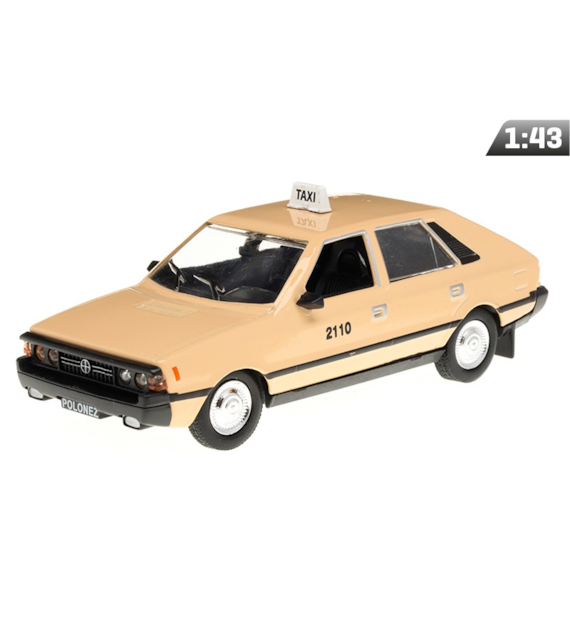 Model 1:43, FSO POLONEZ TAXI PRL, beżowy
