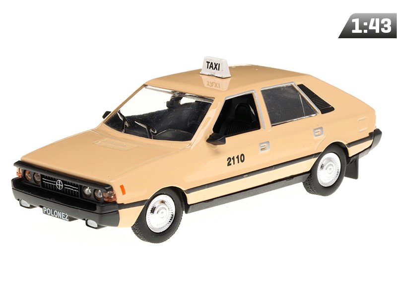 Modèle 1:43, FSO POLONEZ TAXI PRL, beige