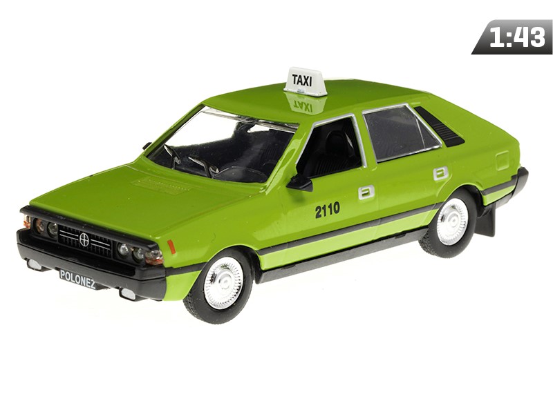 Modèle 1:43, FSO POLONEZ TAXI PRL, vert