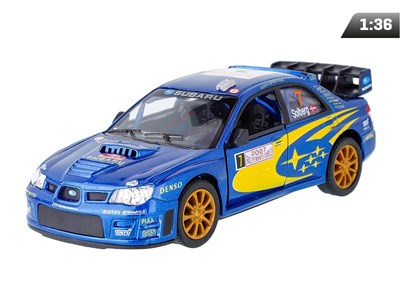 Model 1:36, Kinsmart, Subaru Impreza WRC 2007, Blue